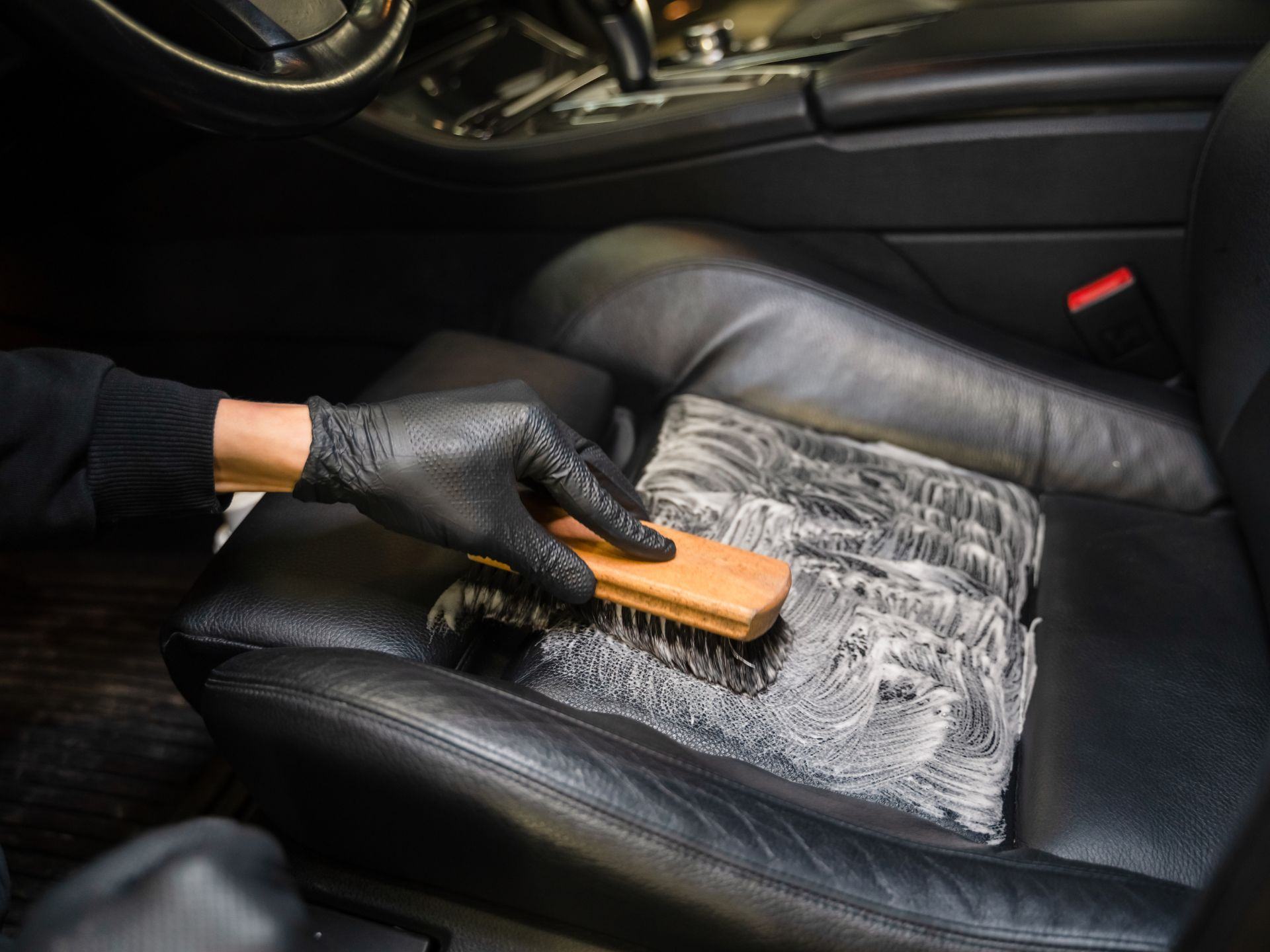 How to wash a car clearance seat